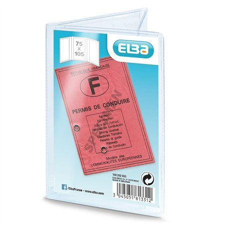 Etui pour permis de conduire PVC Incolore