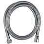 Flexible de douche - ROUSSEAU - Écrou métal anti-torsion - Sertis de sécurité - Longueur 1m75 - Inox chromé simple agrafage