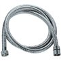 Flexible de douche - ROUSSEAU - Raccord universel - Format compact - Écrous métal - Longueur 1m50 - Inox chromé simple agrafage