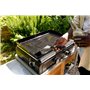Campingaz Plancha Electric 2 XD, barbecue de table électrique, avec plaque en fonte et 2 zones de cuisson séparées, puissance 34