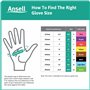 Ansell AlphaTec 23-201 Gants de Travail en PVC, Résistance au Froid et Contact Alimentaire, Souple et Impermeable, Sécurité Indu