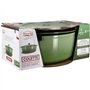 Cocotte - MENASTYL - 6020075 - Ronde - En fonte acier émaillé - Vert - 7 litres