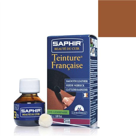SAPHIR TEINTURE FRANCAISE Cuir Liquide (50 ml FAUVE 19)