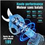 Sécateur Electrique avec 1500mAh Batterie avec Écran Pour La Ta