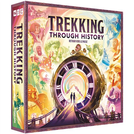 Asmodee - Underdog - Trekking Through History - Jeux de société - Jeu Familial à partir de 10 Ans - 1 à 4 Joueurs - 30 Min - Ver