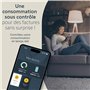Somfy 9029425 - Capteur de consommation connecté Zigbee - Mesure la consommation électrique - S'installe dans le compteur Linky 