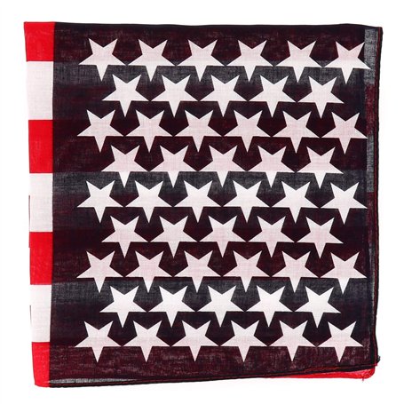 SHIPITNOW Bandana Drapeau Américain Bleu marine