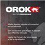 OROK - Coffret de 18 cosses électriques pour Voiture - Lot de 18 cosses Plate mâle - 2.8 à 6.3mm - Rouge, Bleu, Jaune - Compatib