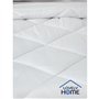 Couette 140 x 200 cm - LOVELY HOME - Légere - 280 g/m² - Anti-acariens - 1 personne - Blanc