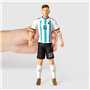 Megableu - Figurine Foot Messi - 20 cm - Grande Figurine Footballeur Réaliste & Articulée - Licence Officielle -10 Points d’Arti