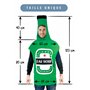 Tralala Fêtes© – Déguisement Adulte Bouteille de Bière – Costume Rigolo & Humoristique pour Anniversaire / Halloween / EVG / Car