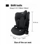 Siege auto isofix - NANIA - BARI - Groupe 2/3 - I-size - Noir