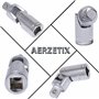 AERZETIX - C68544 - Adaptateur cardan 1/2" de douille à tête articulée pour clé à cliquet - en acier CR V50BV30 - couleur argent