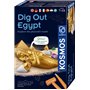 KOSMOS 617370 Trésor Pharaon Kit d'excavation pour déterrer de vraies pierres précieuses et sarcophages avec marteau et burin