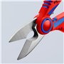 Knipex Ciseaux d’électricien avec gaines bi-matière, renforcées de fibres de verre 160 mm 95 05 10 SB