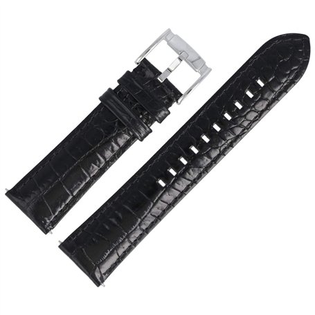 Armani Bracelet de montre 22mm Cuir Noir - Ar-2411