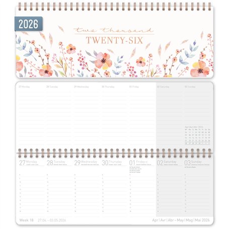 Häfft® Calendrier de table international 2026