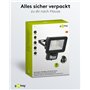 goobay 53879 Projecteur LED avec détecteur de mouvement 20 W Lumière blanche neutre 4000 K 1700 lm Angle d'éclairage 100° Indice