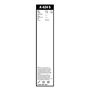 Bosch Balais d'Essuie–Glace Plats Aerotwin A424S, Longueur: 600mm/550mm – 1 Paire de Balais avant