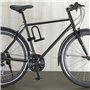 nean Antivol de vélo en U avec support et 2 clés de sécurité, Ø 12 mm, 207 x 138 mm, noir