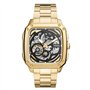 Fossil Inscription Montre Homme Automatique Acier Doré ME3204