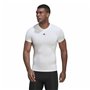 T-shirt à manches courtes homme Adidas Techfit Training Blanc
