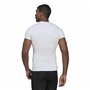 T-shirt à manches courtes homme Adidas Techfit Training Blanc
