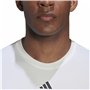 T-shirt à manches courtes homme Adidas Techfit Training Blanc