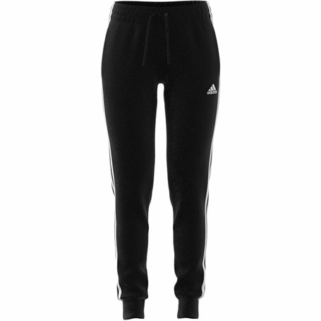 Pantalon de sport long Adidas 3S Fl C Pt Noir Femme