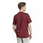 T-shirt à manches courtes homme Adidas Fld Bos Marron Bordeaux