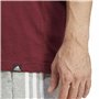 T-shirt à manches courtes homme Adidas Fld Bos Marron Bordeaux