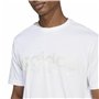 T-shirt à manches courtes homme Adidas House Of Tiro Summer Linear Graphic Blanc