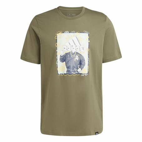 T-shirt à manches courtes homme Adidas Doodle Graphic Vert