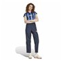 T-shirt à manches courtes femme Adidas Tiro Cut Bleu