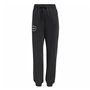 Pantalon de sport long Adidas Signature Graphic Print Fleece Loose Noir Femme