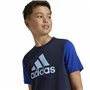 T-shirt à manches courtes enfant Adidas Essentials Bleu