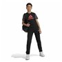 T-shirt à manches courtes unisex Adidas Essentials Noir