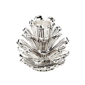 Edzard Bougeoir/Cônes Chandelier, argenté, Hauteur 6 cm Edzard Bougeoir/Cônes Chandelier