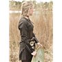Battle-Merchant | Tunique médiévale Ylva pour femme | Chemise cintrée précoce médiévale | Tenue de demoiselle d'honneur | LARP,