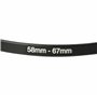 vhbw Bague d'adaptation de Filtre Step-Up de 58 mm vers 67 mm pour Objectif d'appareil Photo - Adaptateur, métal, Noir