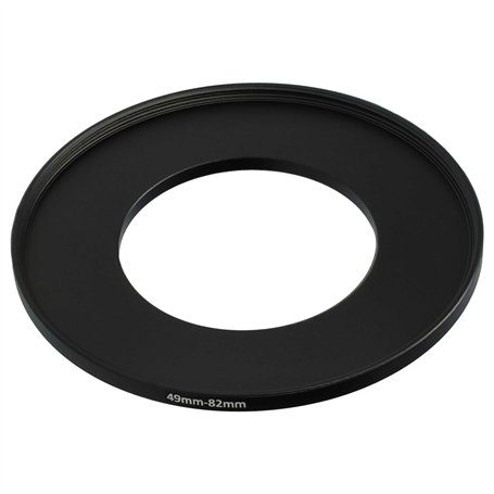 vhbw Bague d'adaptation de Filtre Step-Up de 49 mm vers 82 mm pour Objectif d'appareil Photo - Adaptateur