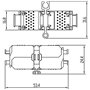 odedo Lot de 2 connecteurs de câble CAT 6A / 7 STP 10GE blindés - Montage sans outil AWG 22-26 - Câble patch - Câble de pose