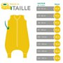Slumbersac gigoteuse à pieds été pour enfant 0.5 Tog 100 cm en mousseline de bambou, douce et légère, Jungle | Turbulette été no
