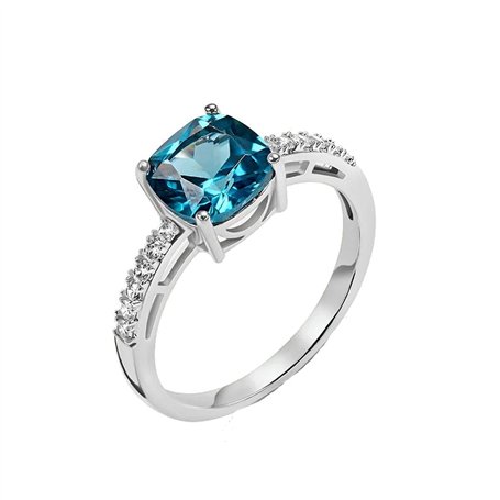 Bague Femme Stroili 1694290 Argenté Bleu