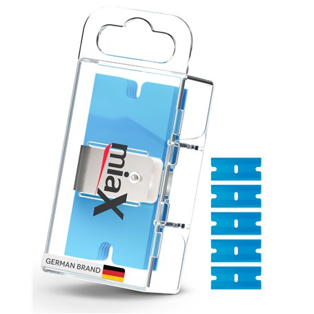 miaX Lames de Rechange en Plastique pour Grattoir Universel