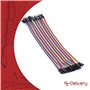 AZDelivery Jumper Wire Cavalier Câble F2F pour Microcontrôleur Breadboard – 3 en 1 Multicolore Fil Wire Compatible avec Arduino 