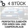 ULROAD 4 œillets pour VW T5 T6 California Accessoires Bulli de suspension pour rail de passepoil Crochets à passepoil Set Camper
