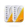 Wunder Zahnstocher Cure-dents aromatisés - Haleine fraîche avec cure-dents aromatisés - Lot de 2 (cannelle/orange)