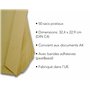 50x Enveloppes d'expédition DIN C4 A4 marron avec bandes adhésives peel&seal sans fenêtre 324x229mm 90g/m2