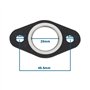 OTOTEC Lot de 10 Joints de Collecteur D'échappement 25 Mm ID Silencieux Joint de Réduction du Bruit Compatible avec Les Scooters